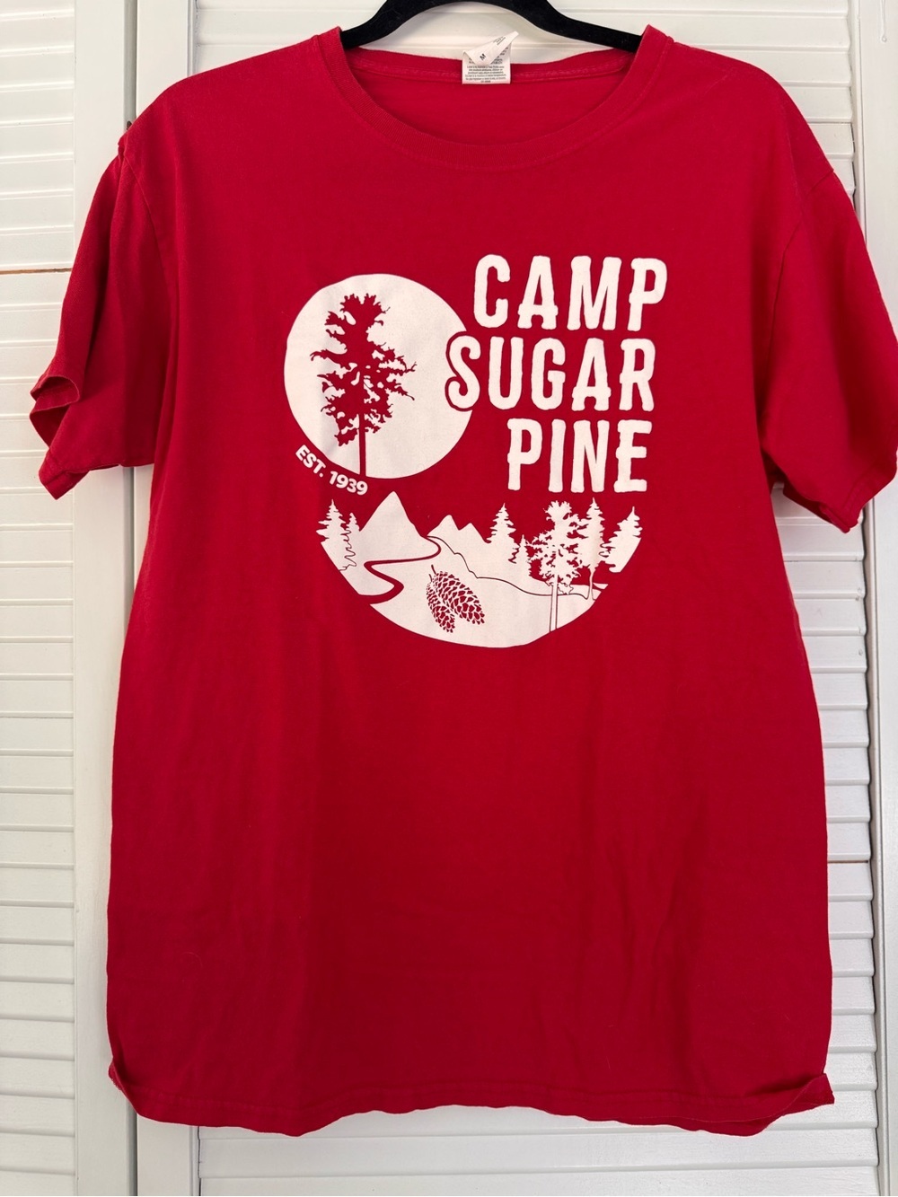 Vintage Camp Sugar Pine Red Graphic Tee - Unbranded